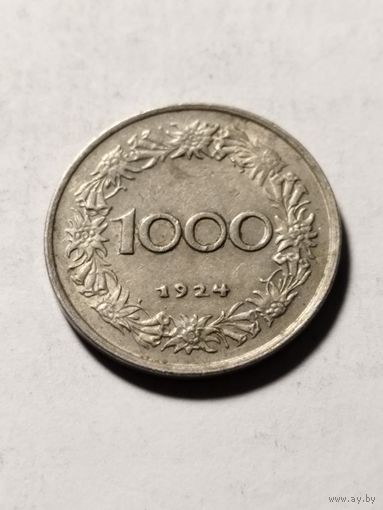 Австрия 1000 крон 1924