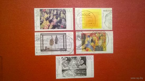 Марки Юбилеи германских художников  1993 год ФРГ