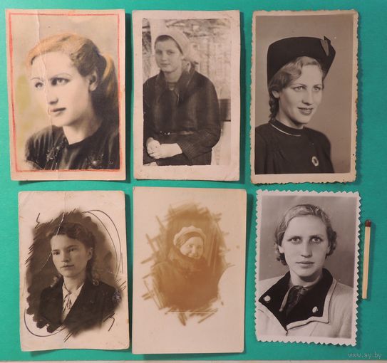 Фото "Женские портреты" 1940-50 гг