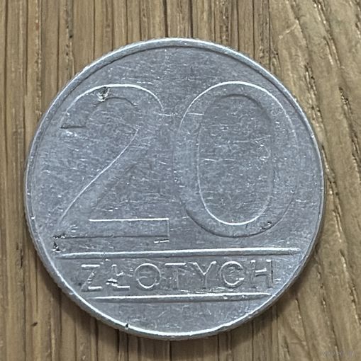 Монета Польши 20 Злотых 1987 г