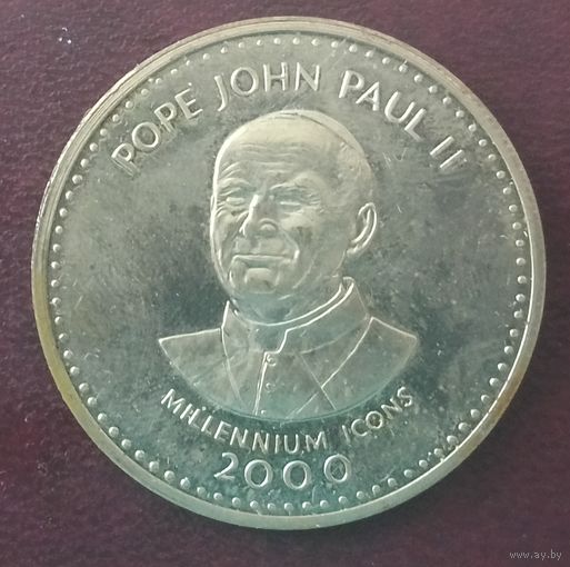 Сомали 25 шиллингов, 2000 Иконы тысячелетия - Иоанн Павел II