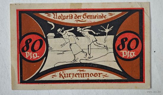1921 год 80 пфеннигов  Германия