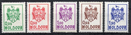 Молдова 1992. Стандарт. Гербы. 5 марок (4)