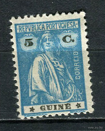 Португальские колонии - Гвинея - 1922/1926 - Жница 5С  - [Mi.176] - 1 марка. MH.  (Лот 86Gd)-T2P10