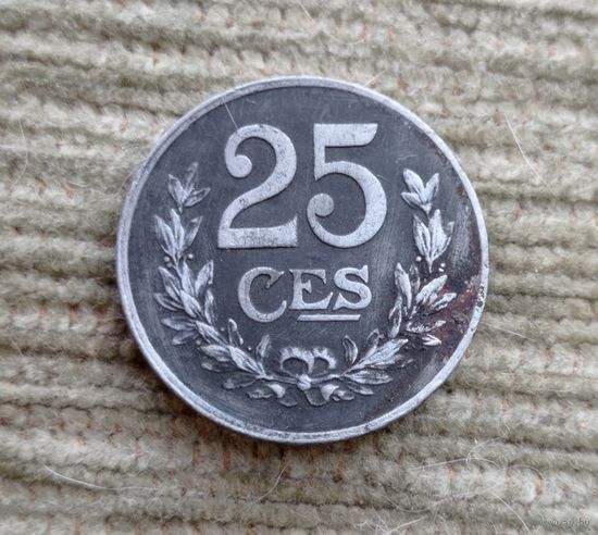 Werty71 Люксембург 25 сантимов 1922