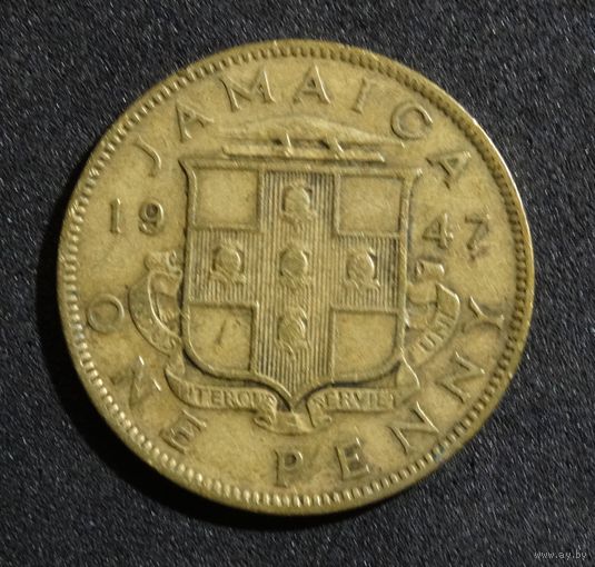 Ямайка 1 пенни, 1947