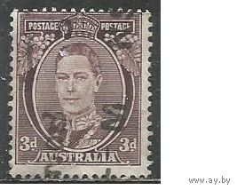 Австралия. Король Георг VI. 1937г. Mi#143 с.