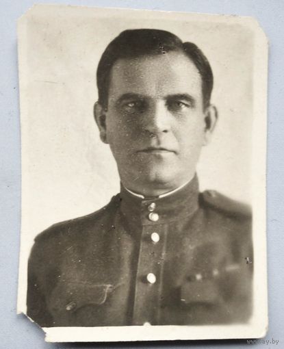 Фото военного. 1944 г. 4х5.5 см.