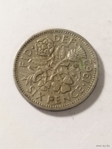 Великобритания 6 пенсов 1962