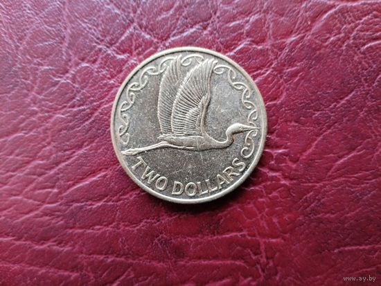 2 доллара Новая Зеландия 2019 г.