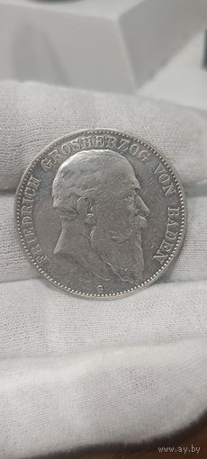 5 марок 1903 Баден