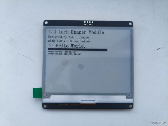 Дисплей на электронных чернилах