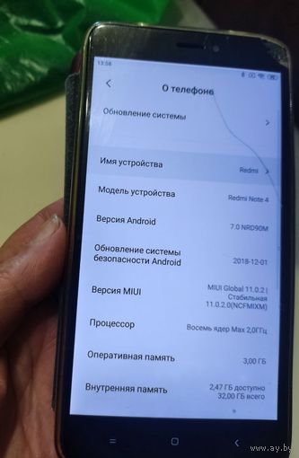 Redme note 4