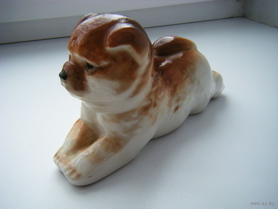 Статуэтка из СССР. Чау-Чау ЛФЗ.