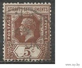 Стрейтс Селтмент. Король Георг V. 1936г. Mi#195.