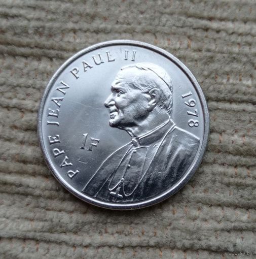 Werty71 Конго 1 франк 2004