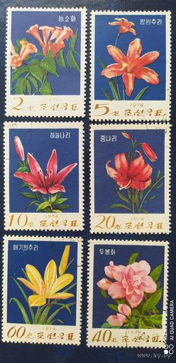 КНДР 1974 Цветы