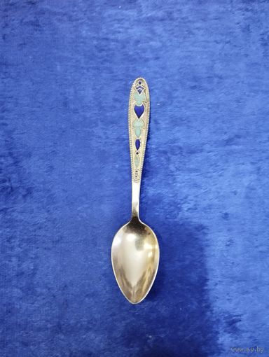 Кофейная ложка, СССР. Серебро 875-я проба. N28.