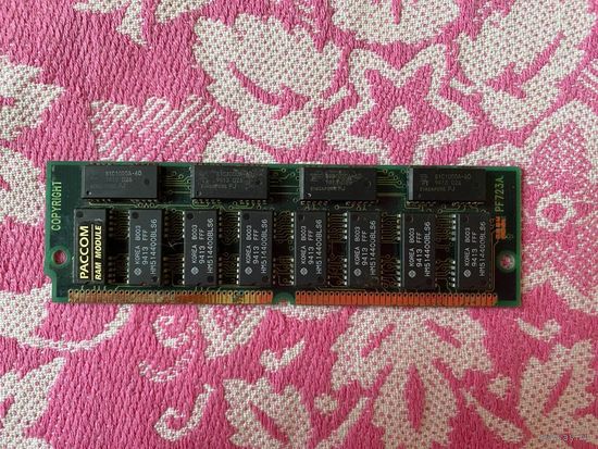 Оперативная память copyright paccom RAM pf723A 72-PIN SIMM RARE