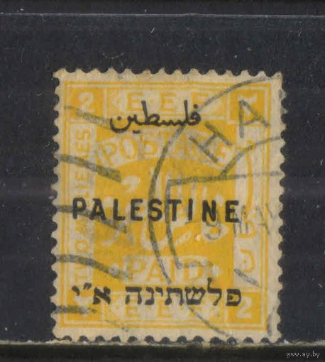 GB Палестина Гражданская администрация при британском военном комиссаре 1922 Надп на марках Египетской экспедиционной армии #38С