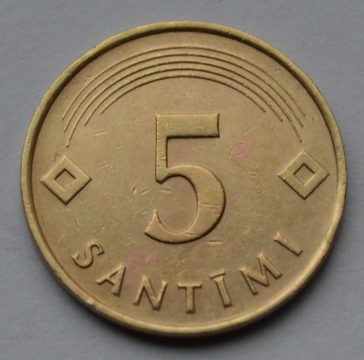 Латвия, 5 сантимов 1992 г.