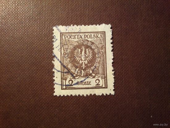 Польша 1924 г.Орел в лавровом венке./37а/