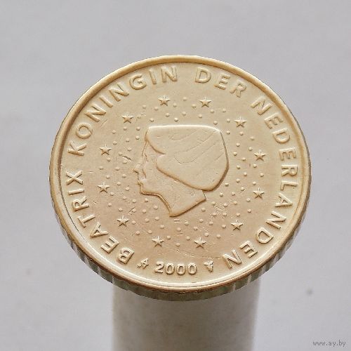 Нидерланды 50 евроцентов 2000 (1-ый тип)