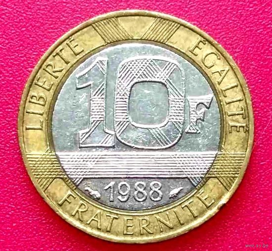 10 франков 1988 год * Франция