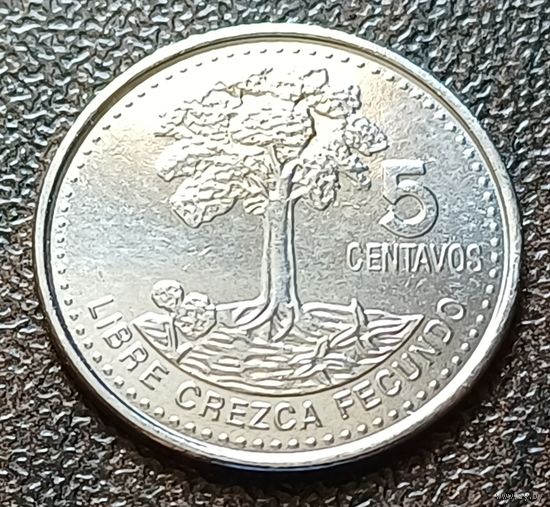 Гватемала 5 сентаво, 2018    ( 1-5-1 )