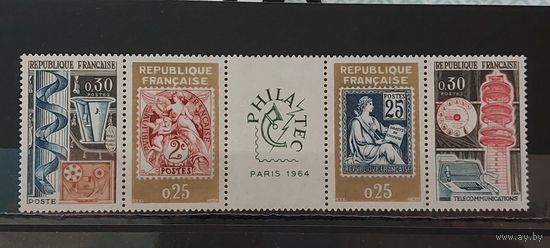 РАСПРОДАЖА ФРАНЦИЯ 1964г. Полная серия. Чист*