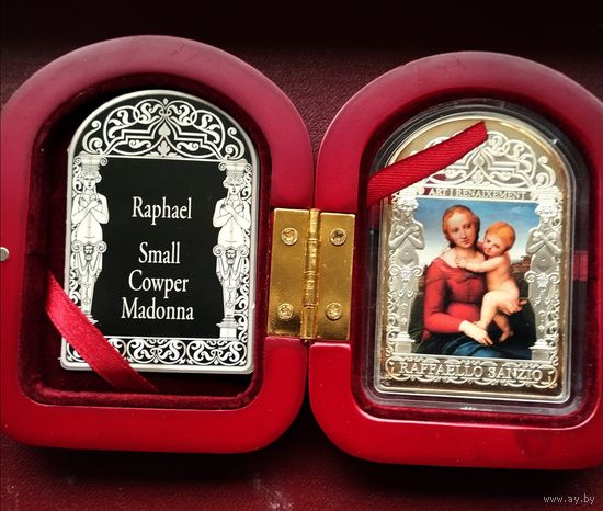 Андорра, 15 динар, Мадонна, Рафаэль, 50 г