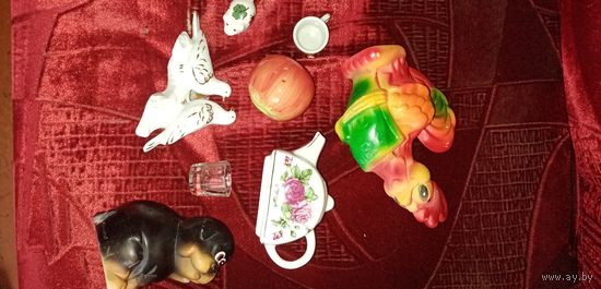 Мелочи из фарфора одним лотом.