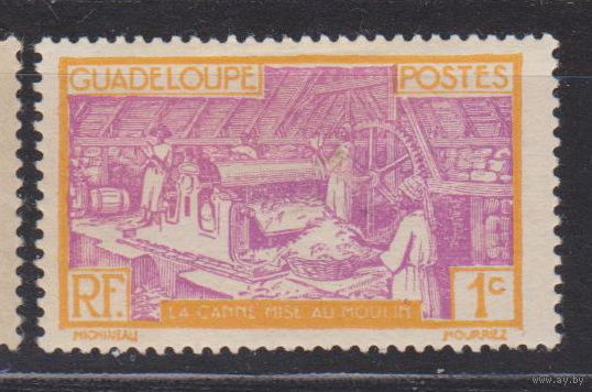 Французская колония Сахарный завод Гваделупа 1928 год Архитектура ЧИСТАЯ