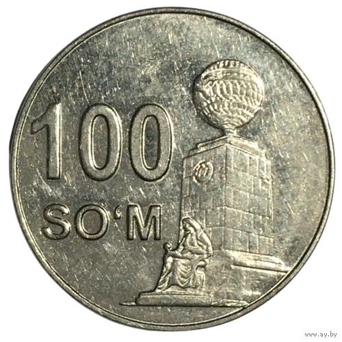 Узбекистан 100 сумов, 2018