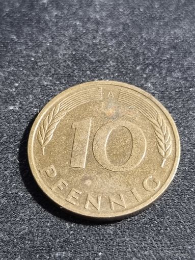 Германия 10 пфеннигов 1993 A