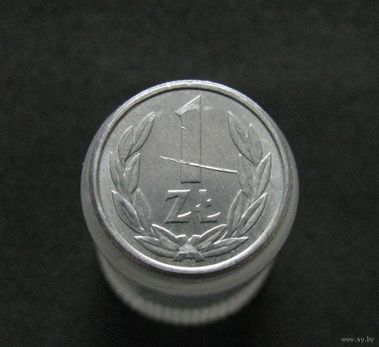 Польша 1 злотый 1990