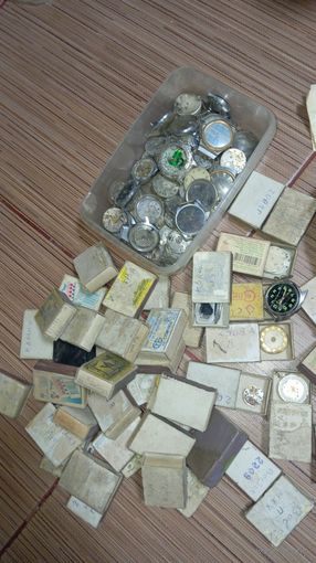 Большой Лот Часов Запчастей СССР