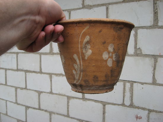 Горшок для цветов глина 70 годы