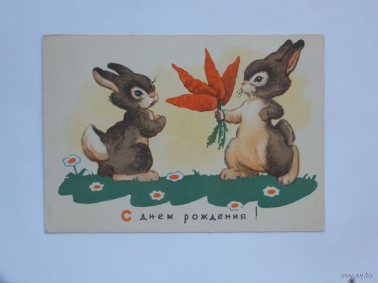 Бедарев с днем рождения 1960  10х15 см