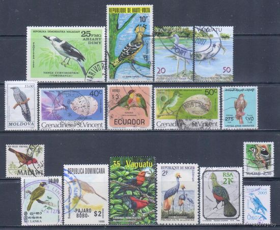 [2786] Фауна.Птицы. Гашеные марки.