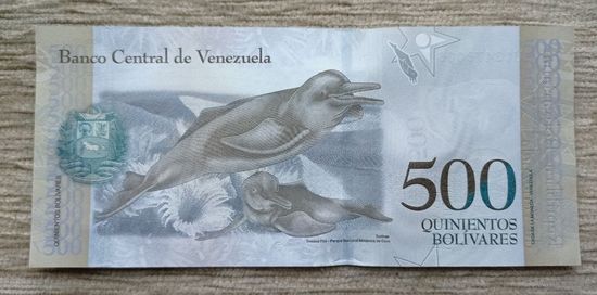 Werty71 Венесуэла 500 боливаров 2017 UNC банкнота