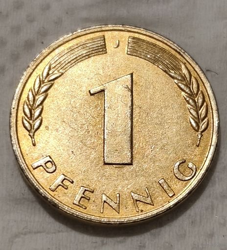 Германия 1 пфенниг, 1950  "J" - Гамбург (14-9-13)