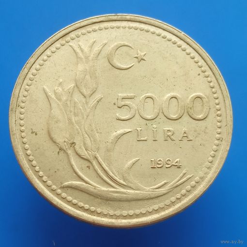 Турция 5000 лир 1994
