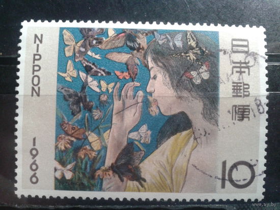 Япония, 1966. Неделя филателии, живопись