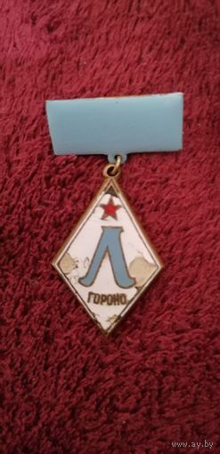 Нагрудный знак  ГОРОНО 1950- годы Ленинград ЛМД