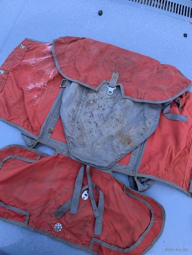 Ещё одна разновидность от парашютной сумки  для  лётчиков МОРСКОЙ авиации СССР-кармашки на прочной липучке!