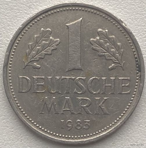Германия 1 марка 1983 г. D