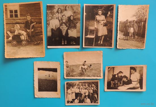 Фото "Волковыск", 1940-1950-е гг., 8 шт.