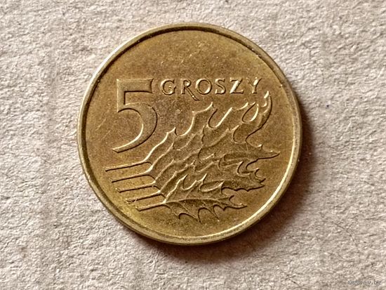 Польша 5 грошей, 2020г. (Н)