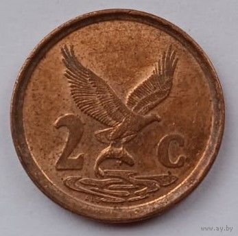 ЮАР, 2 цента, 1997 год, XF
